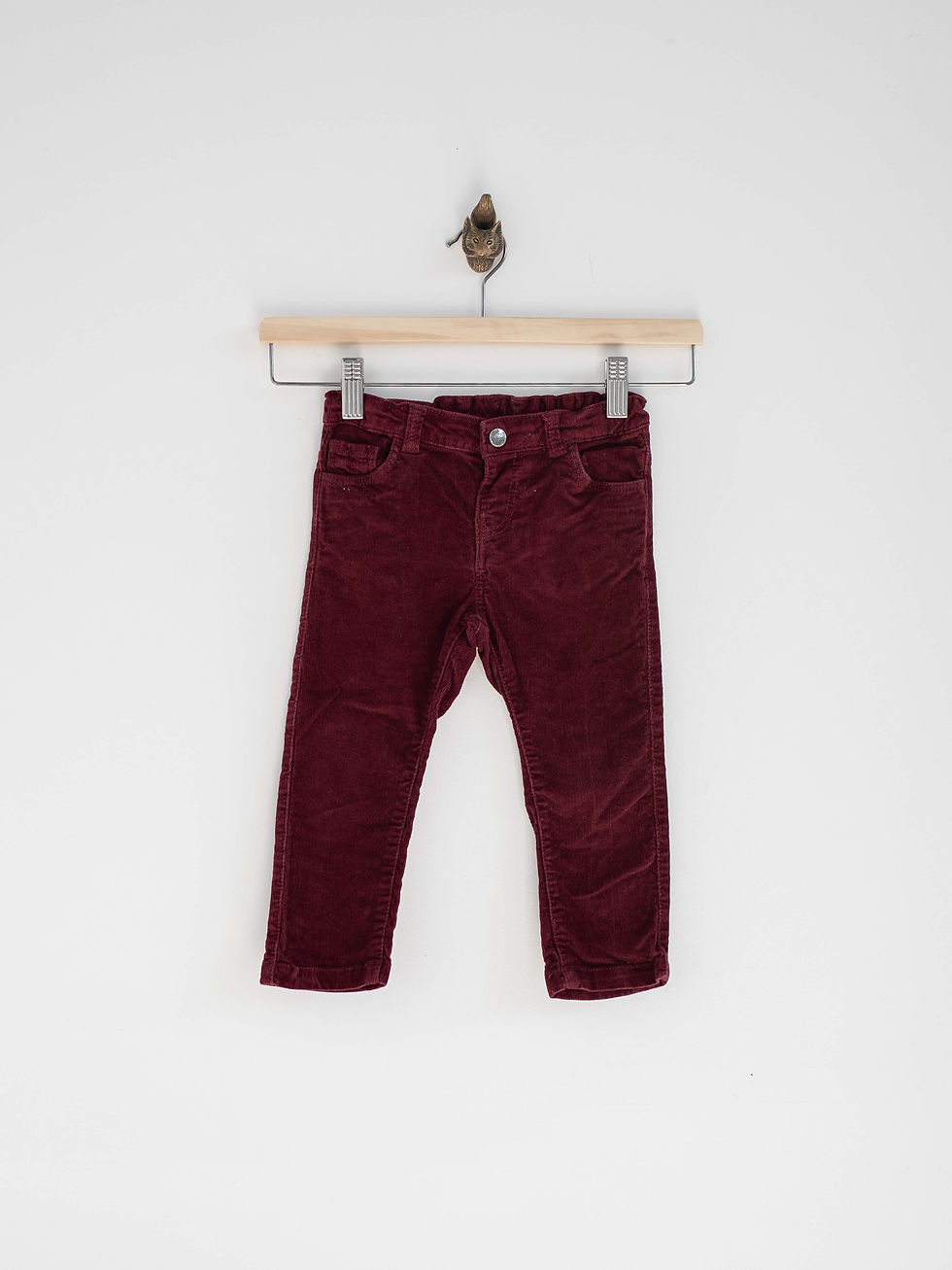 תמונה ממוזערת: מכנסי קטיפה חומים כהים לילדים