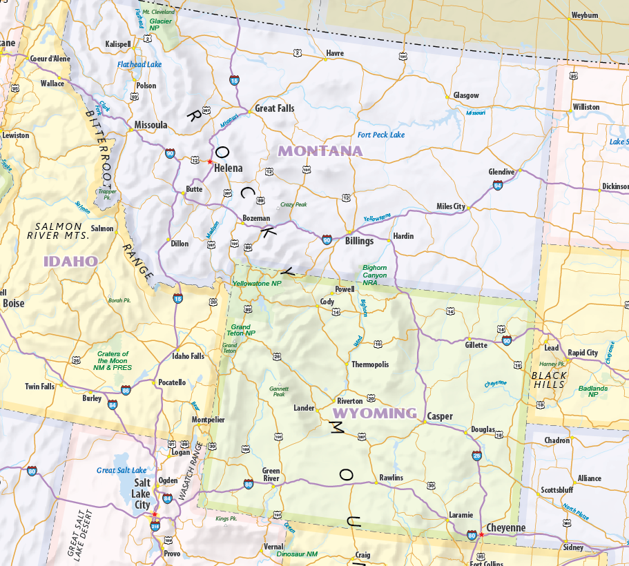 Thumbnail: United States Laminated Wall Map
