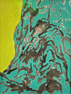 Shanshui in Alienation - Yellow and Green