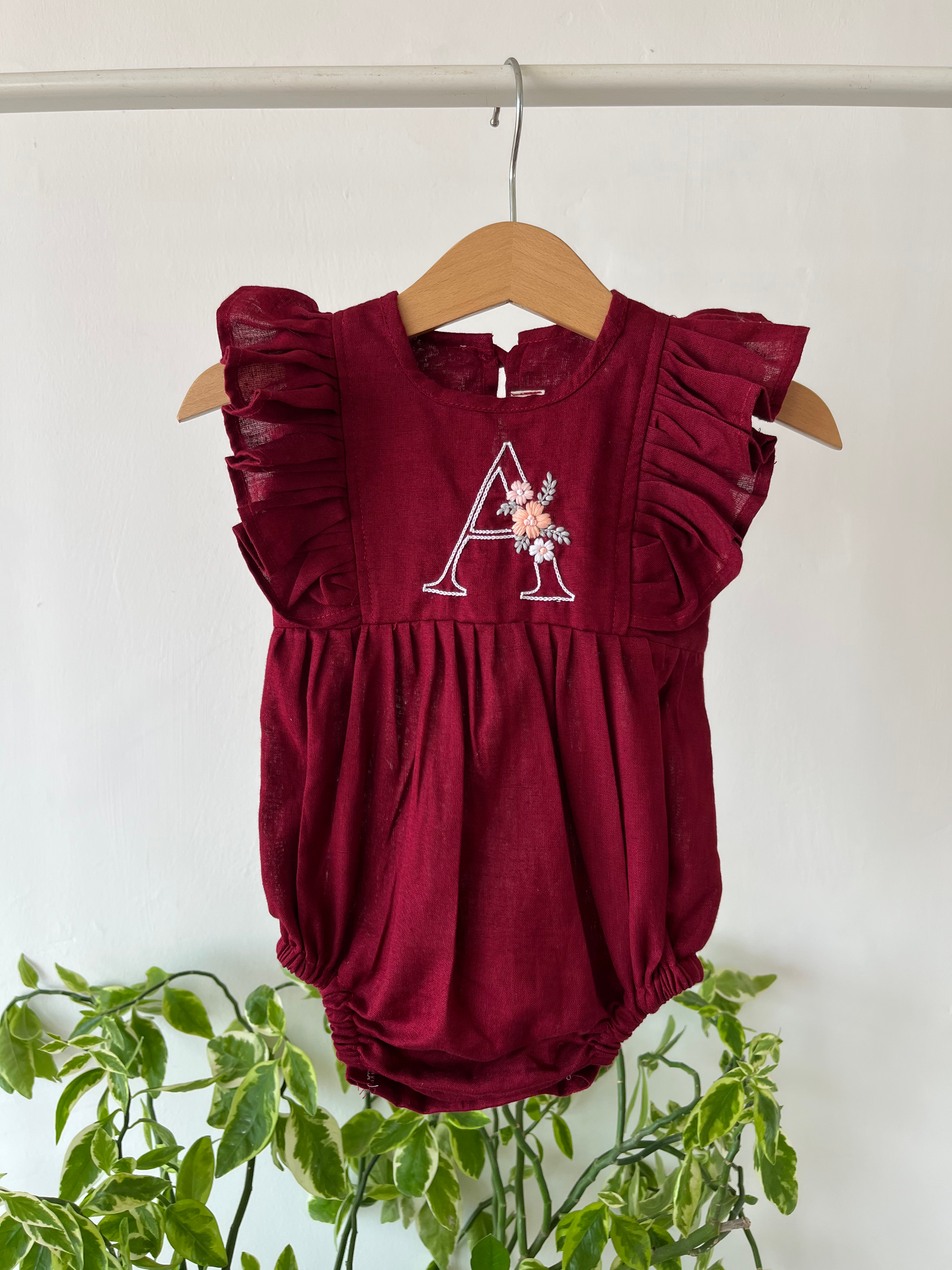 Red cheer - personalised romper