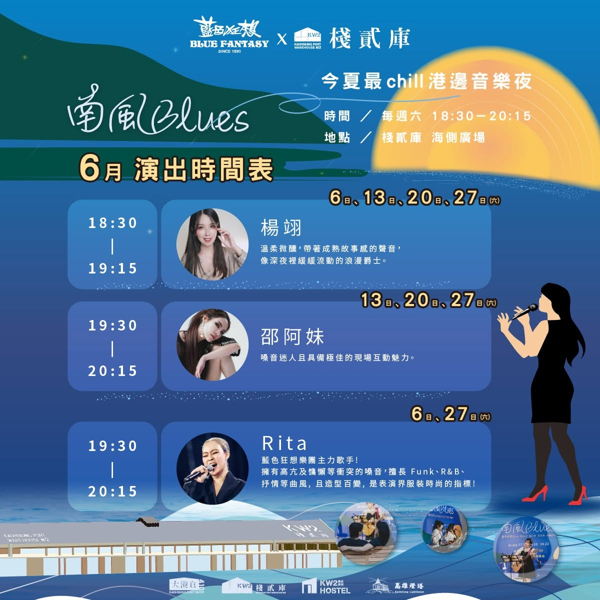 藍色狂想×棧貳庫南風 Blues