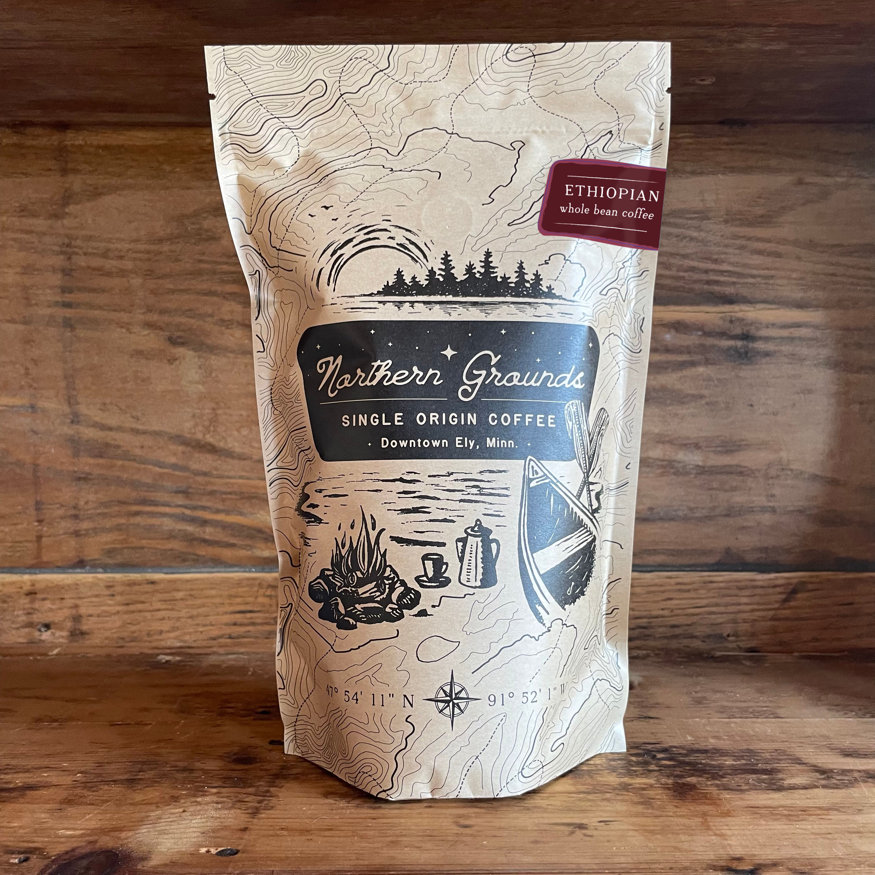 16 oz Whole Bean Coffee - Single Origin, Ethiopian