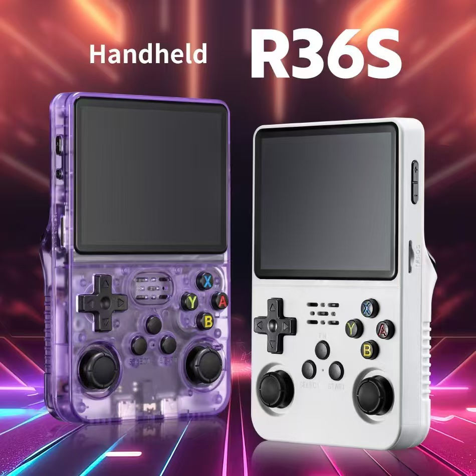 Miniatura: R36S Retro Handheld Video Game Console Linux System 3.5 Inch IPS Screen Portable