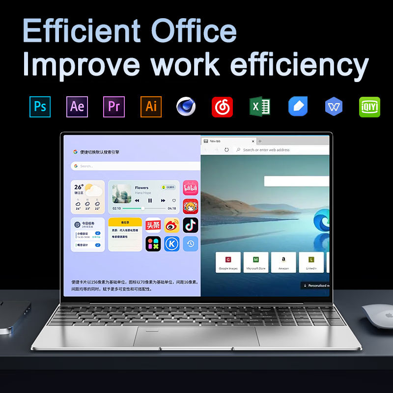 Miniatura: New 15.6" Laptop Intel Core i9-9880H 32GB 2TB Gaming PC Ultra Slim Office Study 