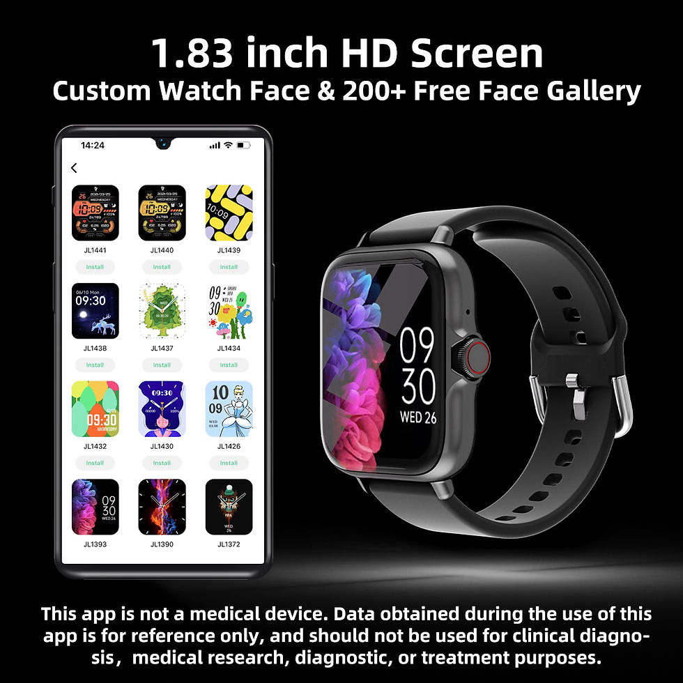 Miniatura: 1.83'' Waterproof Smart Watch with Message Answer Call Sleep Monitoring Sports P