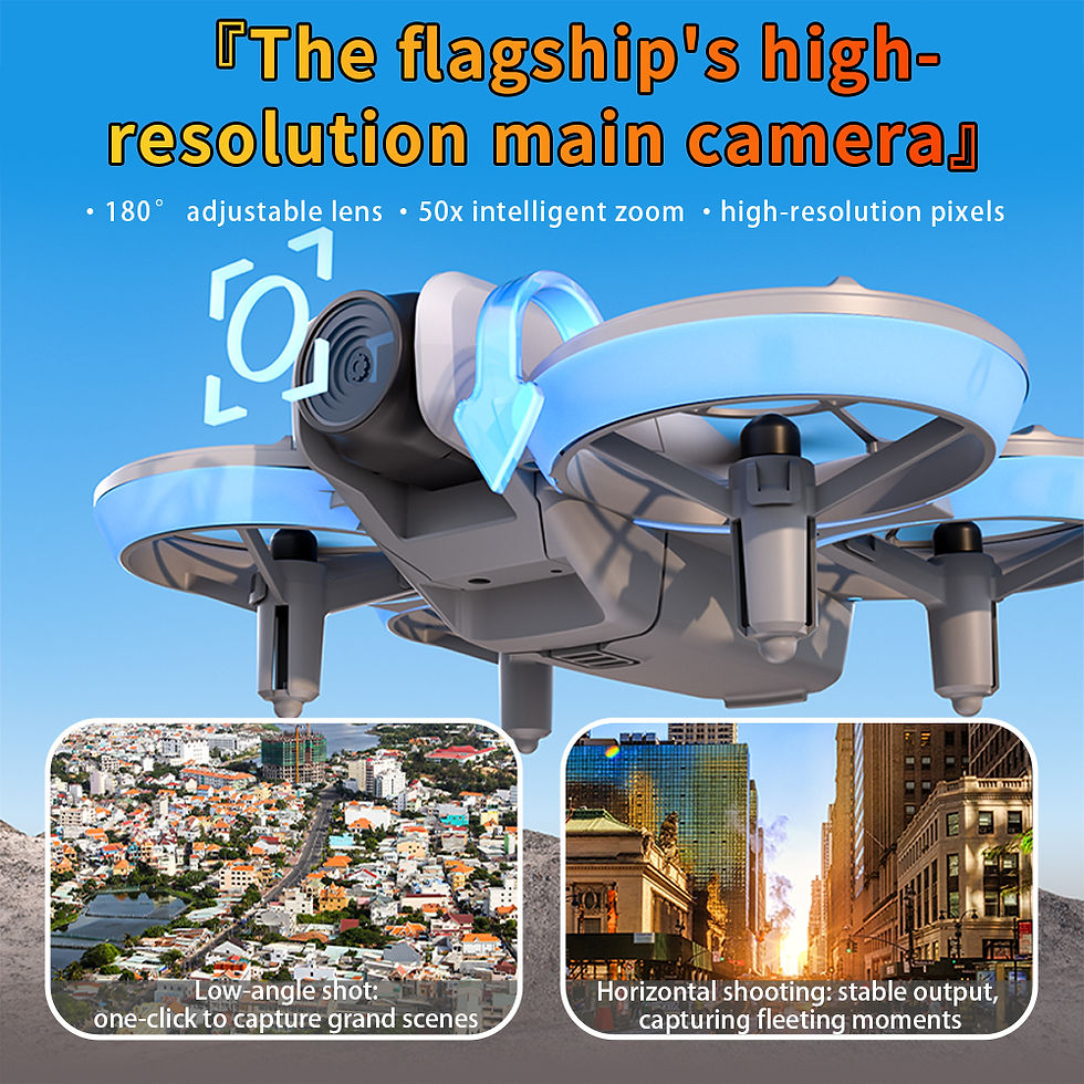 Miniatura: Lenovo E69 Drone HD Dual 8K Camera Optical Flow Aircraft Screen Control Aerial B