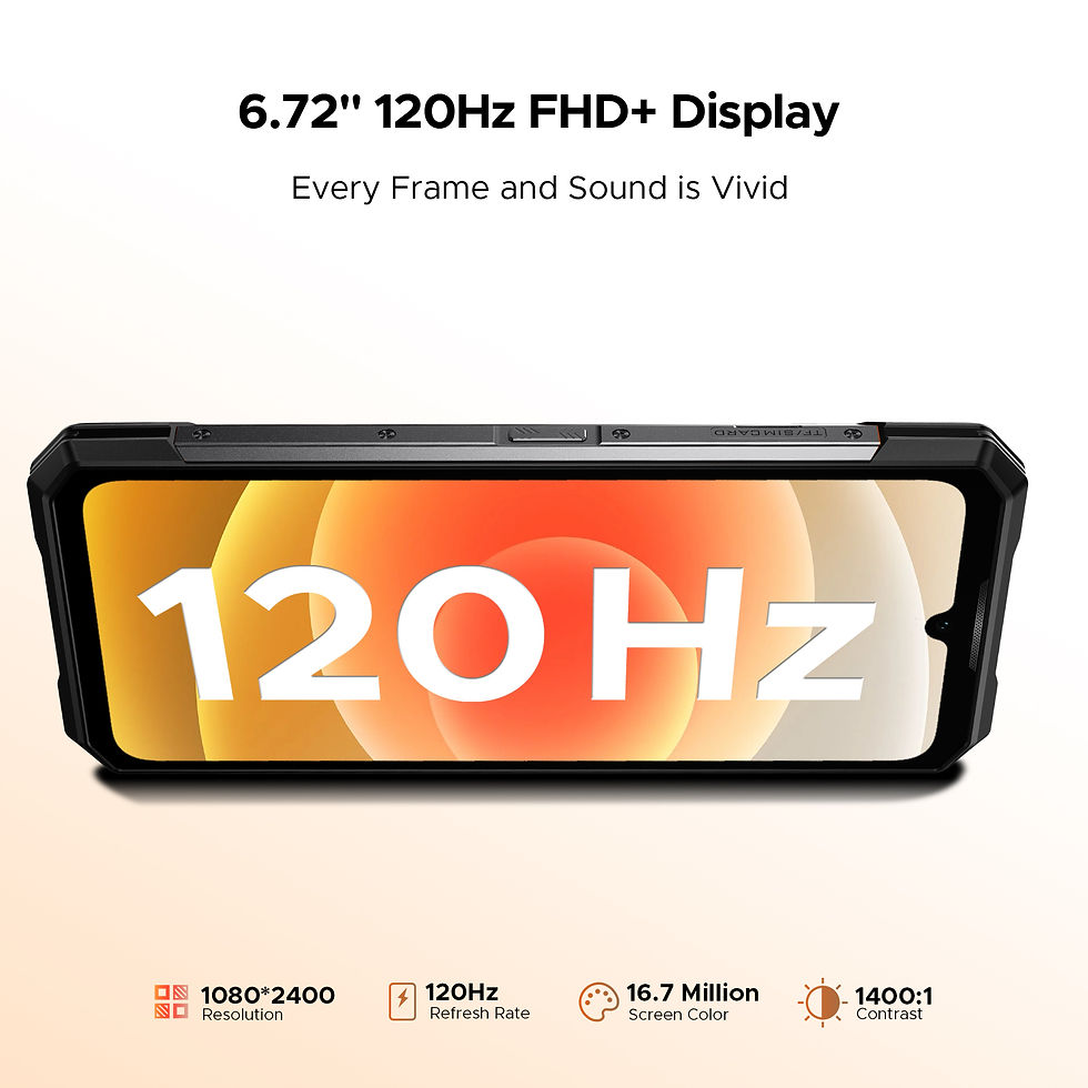 Miniatura: DOOGEE S200 VIP 5G Rugged Phone 1.32" Rear Display 48GB 256GB 6.72" 100MP Camera