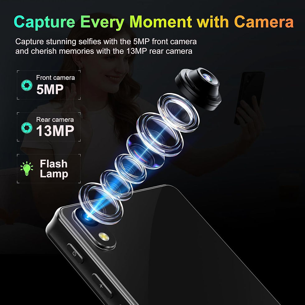 Miniatura: 32GB/96GB MP3 player with Bluetooth 5.0 and WiFi, Spotify, Android 13 OS, camera