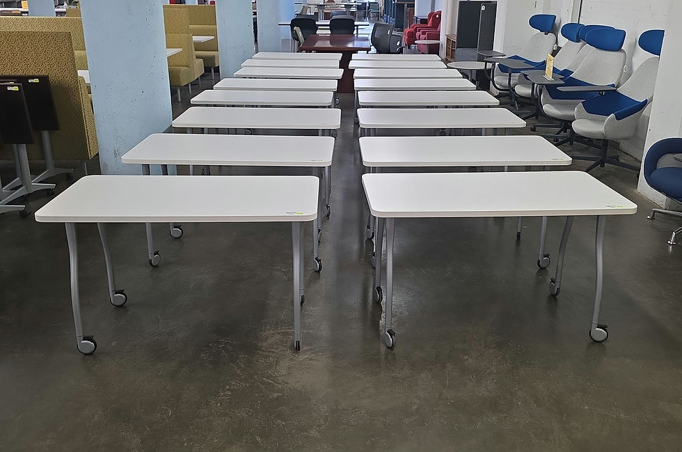 Thumbnail: Steelcase training table 