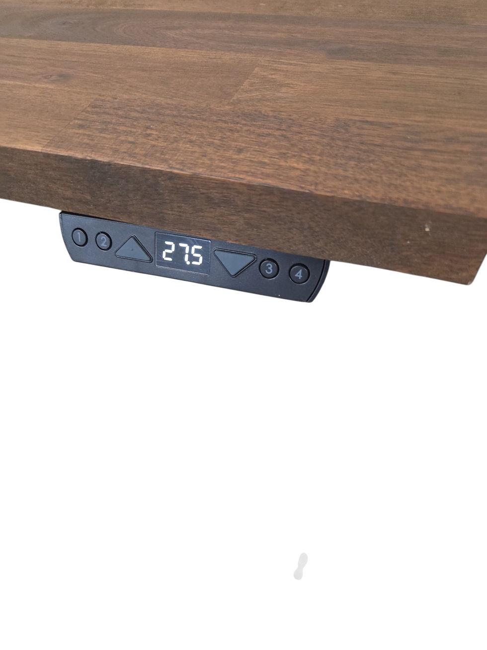 Thumbnail: New power sit-stand desk (dark wood) top 72" x 30"