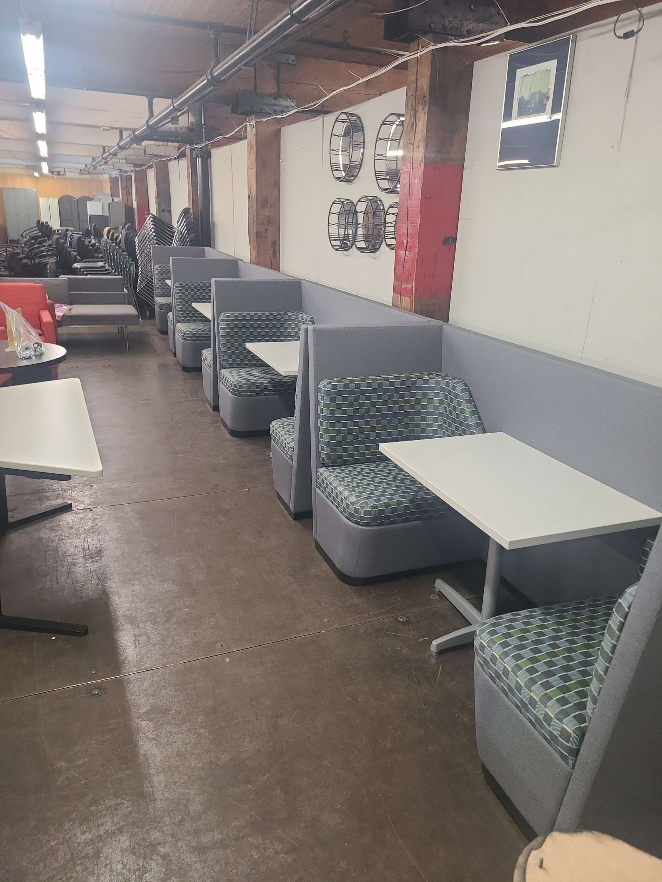 4 Booth Sets & 4 Tables Installed  and delivered **