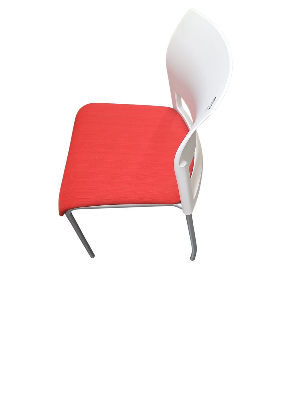 Thumbnail: Steelcase Red Stacking Guest Chair 