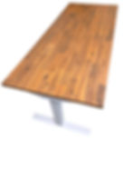 Thumbnail: New power sit-stand desk, wood top, 72" x 30"