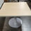 Thumbnail: 3x3 Steelcase table blond
