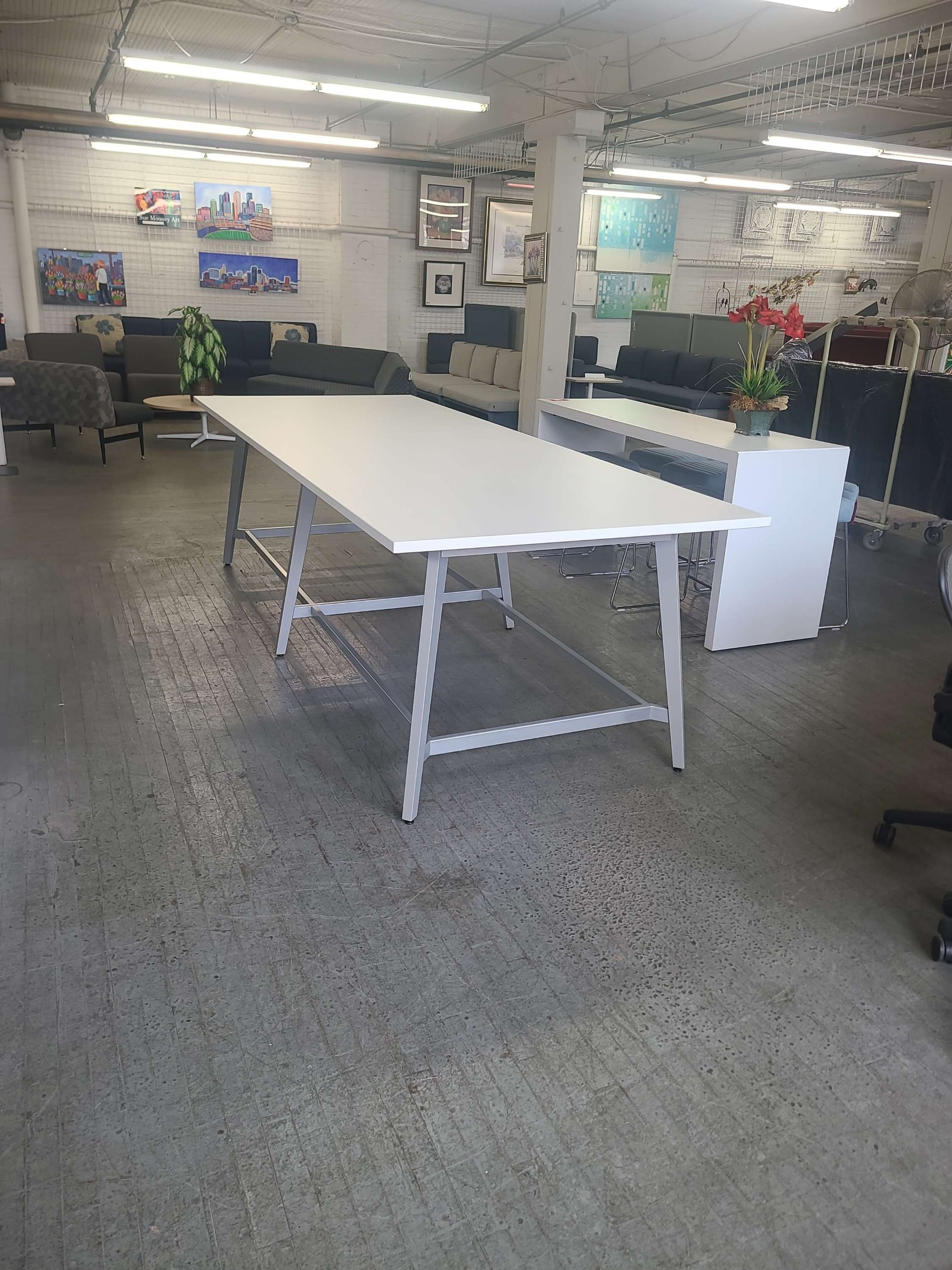 10 Foot Hight Top Conference Table 