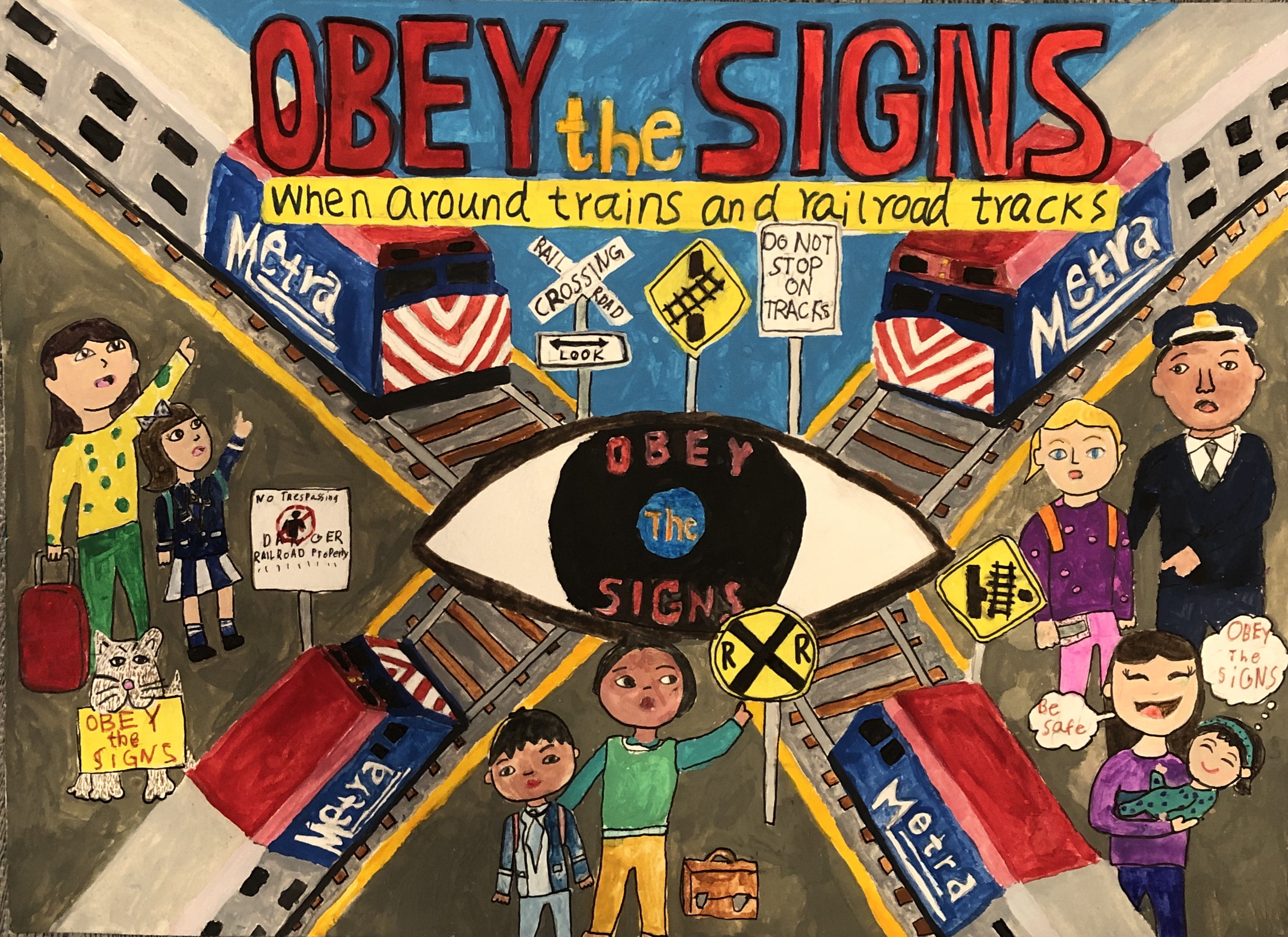 1st Prize Metra Art Contest