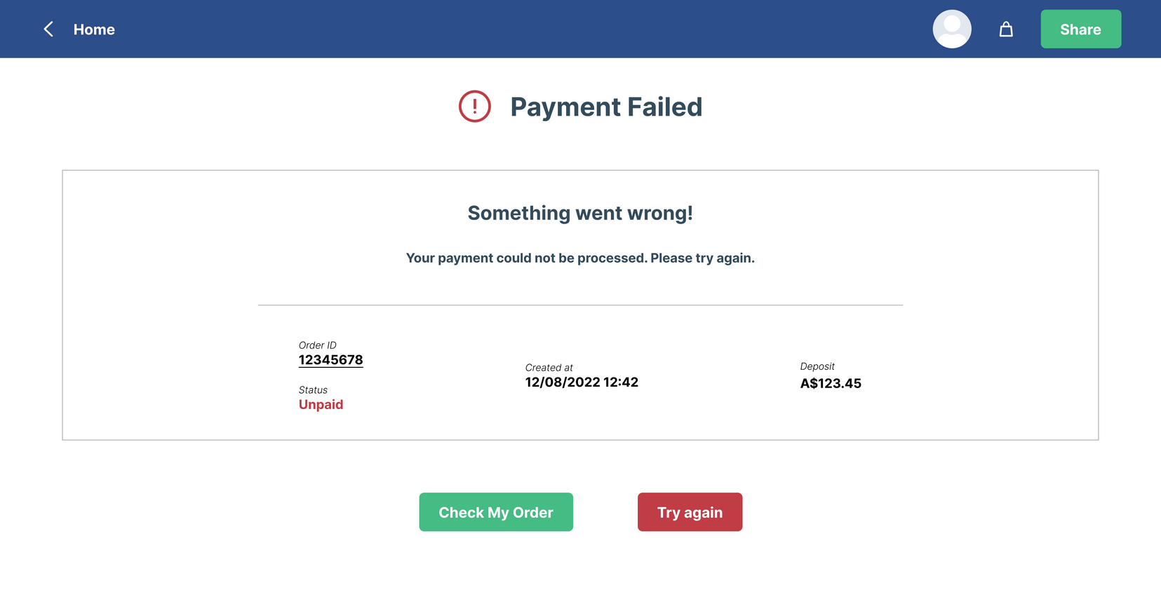 Order Placed Failed Page.png