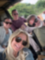 Lee Anne and Simon Haggard with Shane and Rachel Krider on Safari in Kenya,