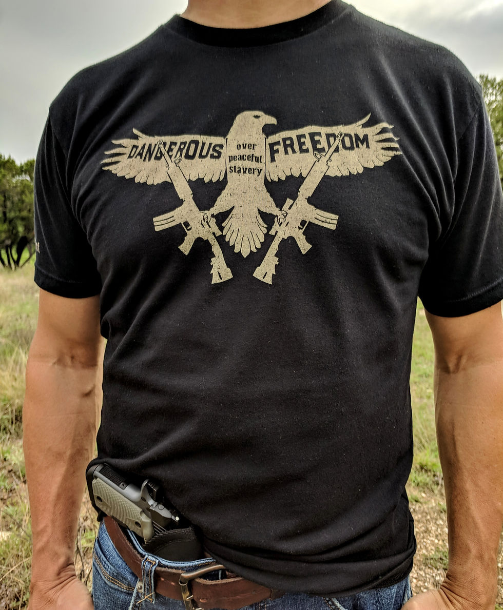 Thumbnail: Dangerous Freedom T-shirt - Black