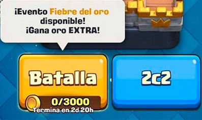 FIEBRE DEL ORO CLASH ROYALE