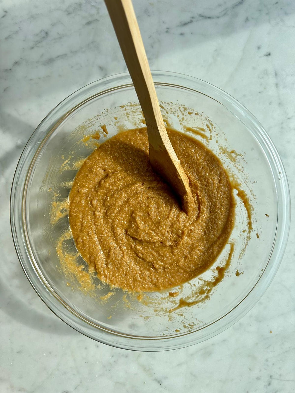 Dry and wet ingredients combined