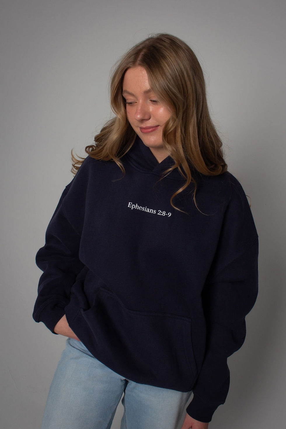 Thumbnail: Unisex oversized Hoodie - Saved by Grace