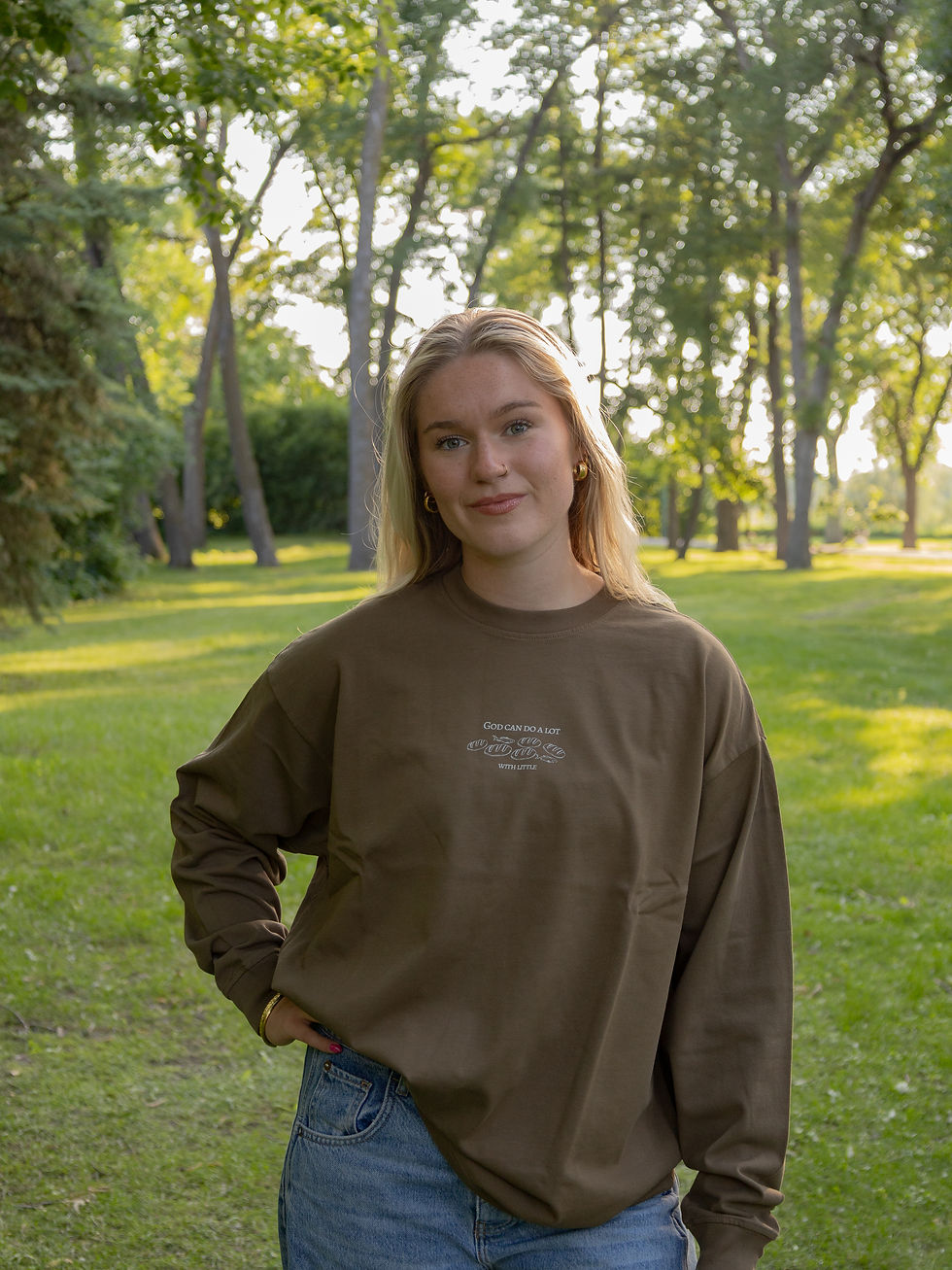 Thumbnail: Oversized Loaves + Fishes Long Sleeve