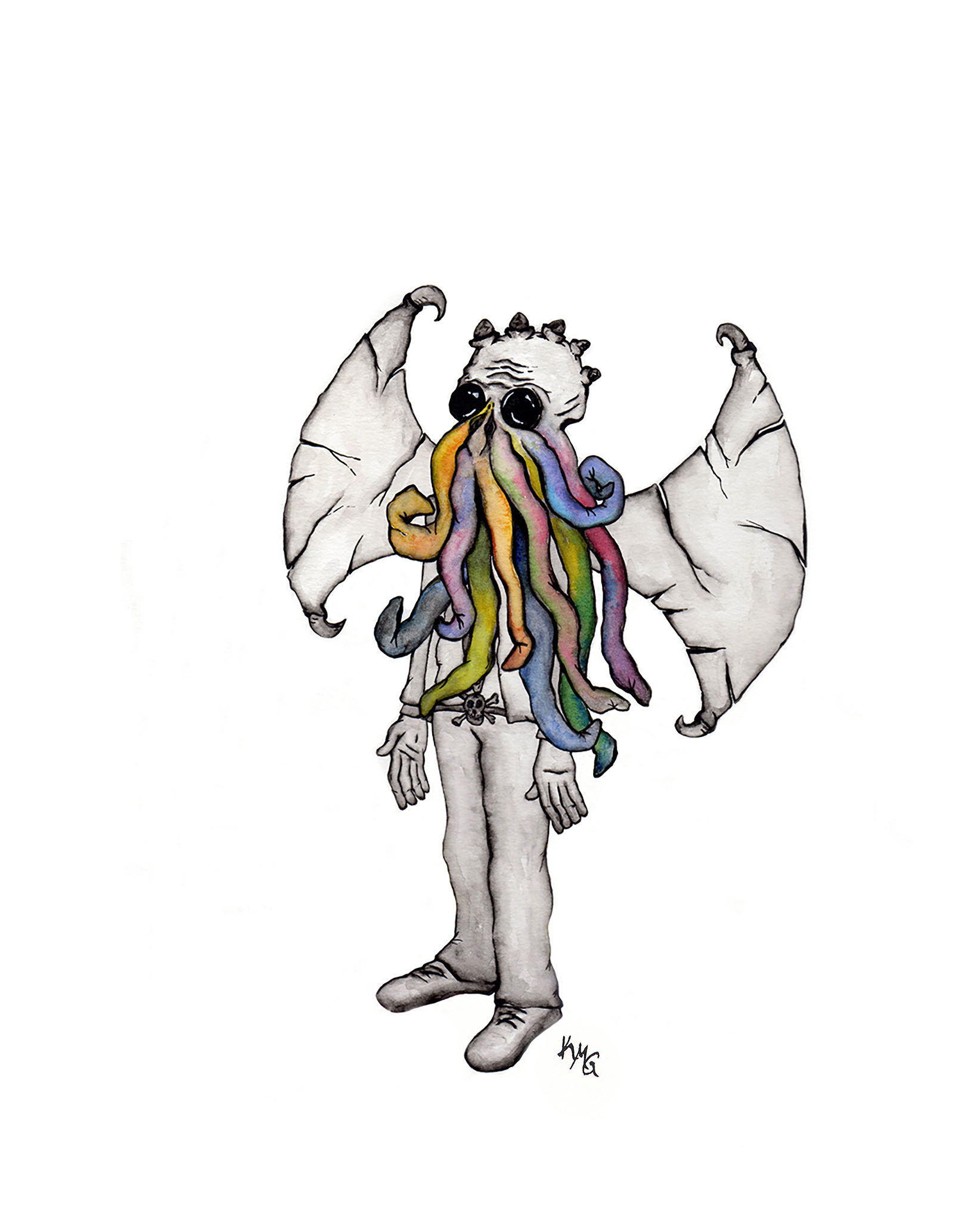 Cthulhu- Watercolor Print