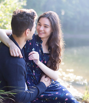 Couple by Lake