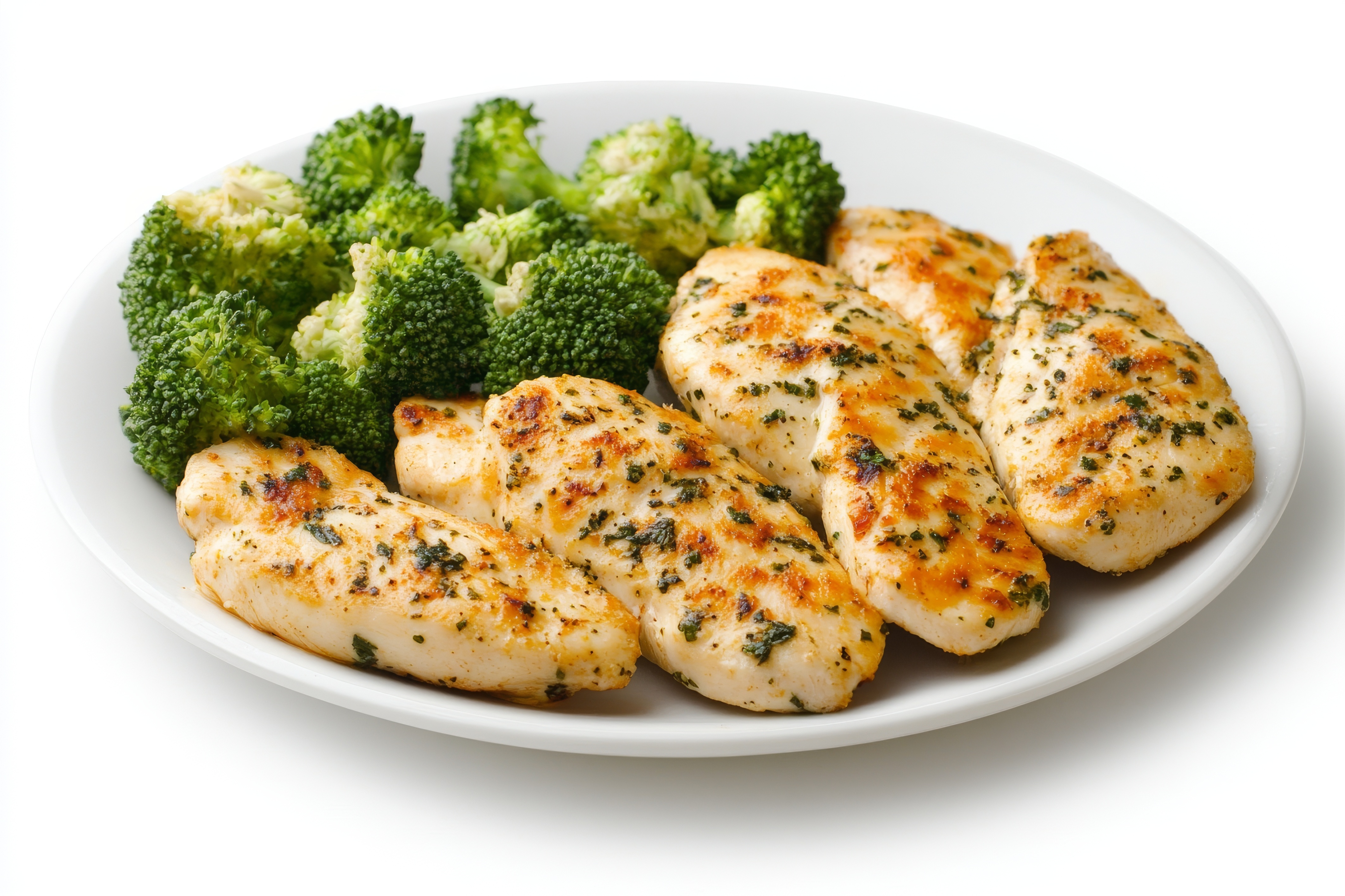 Gegrillte Hähnchenbrust mit Salat