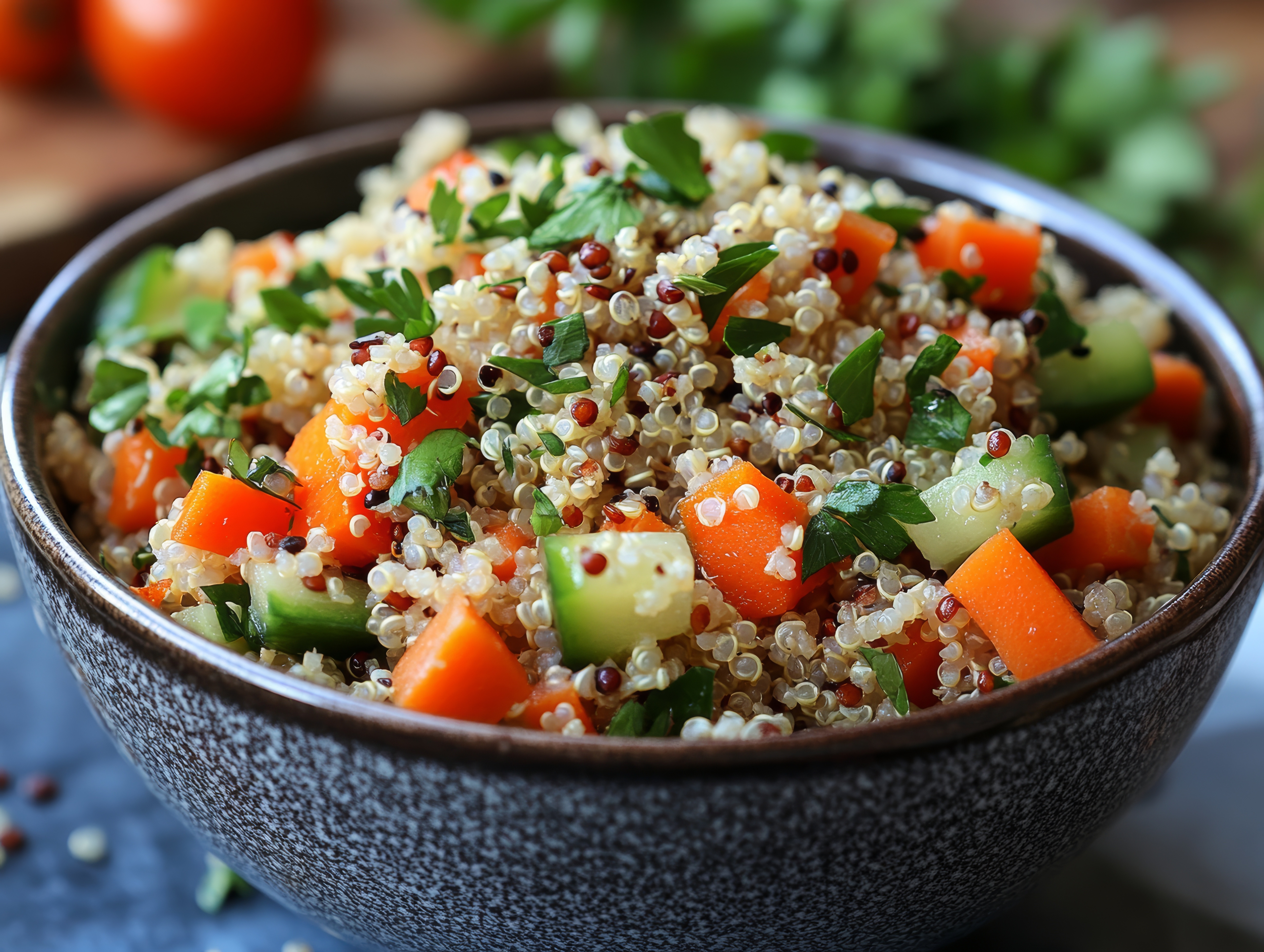 Quinoa-Gemüse-Bowl