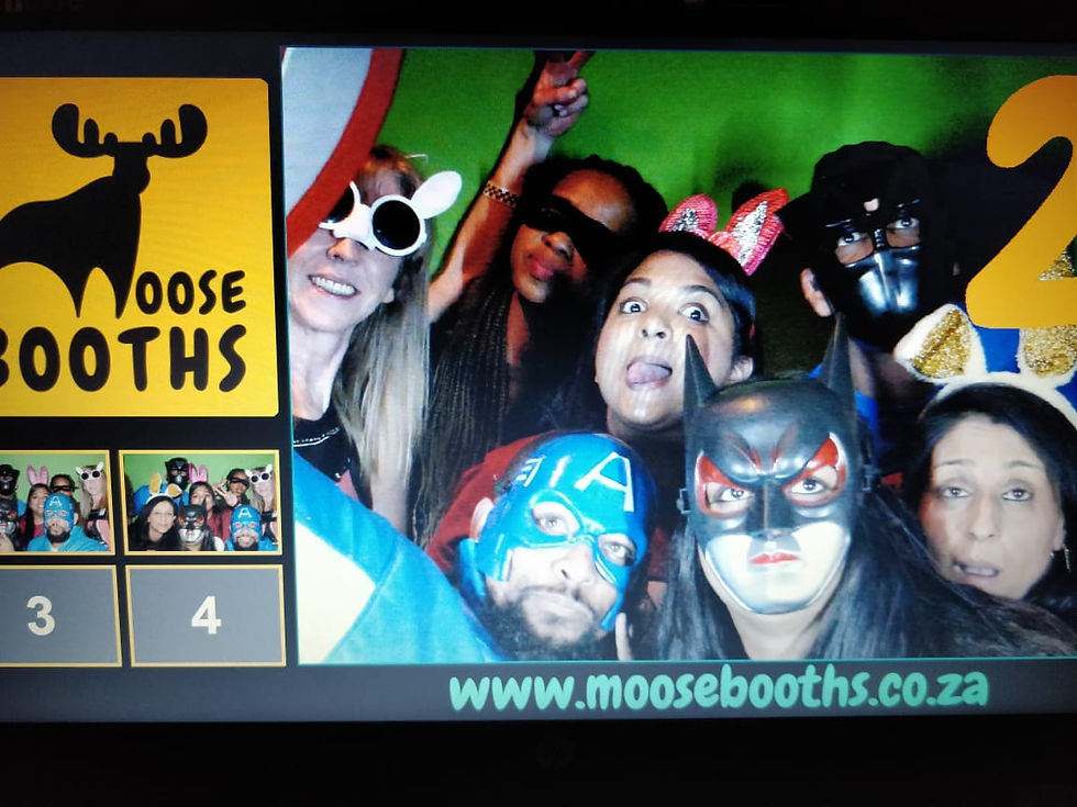 super hero photo booth