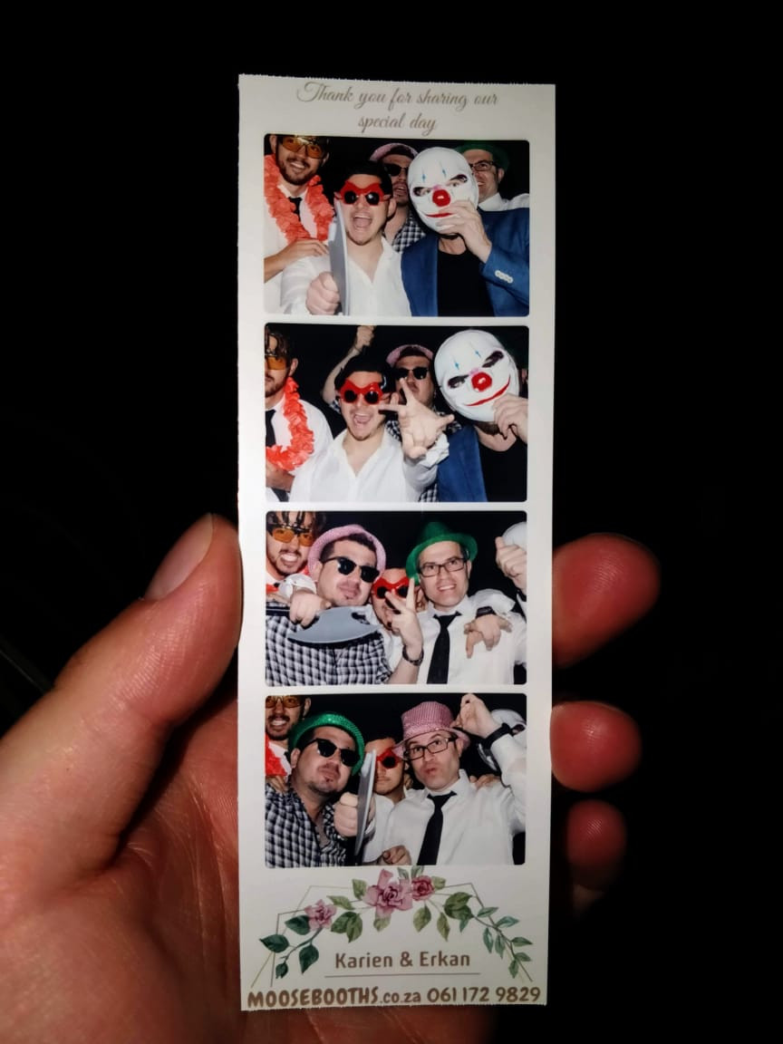 Wedding photo booth strip Muldersdrift