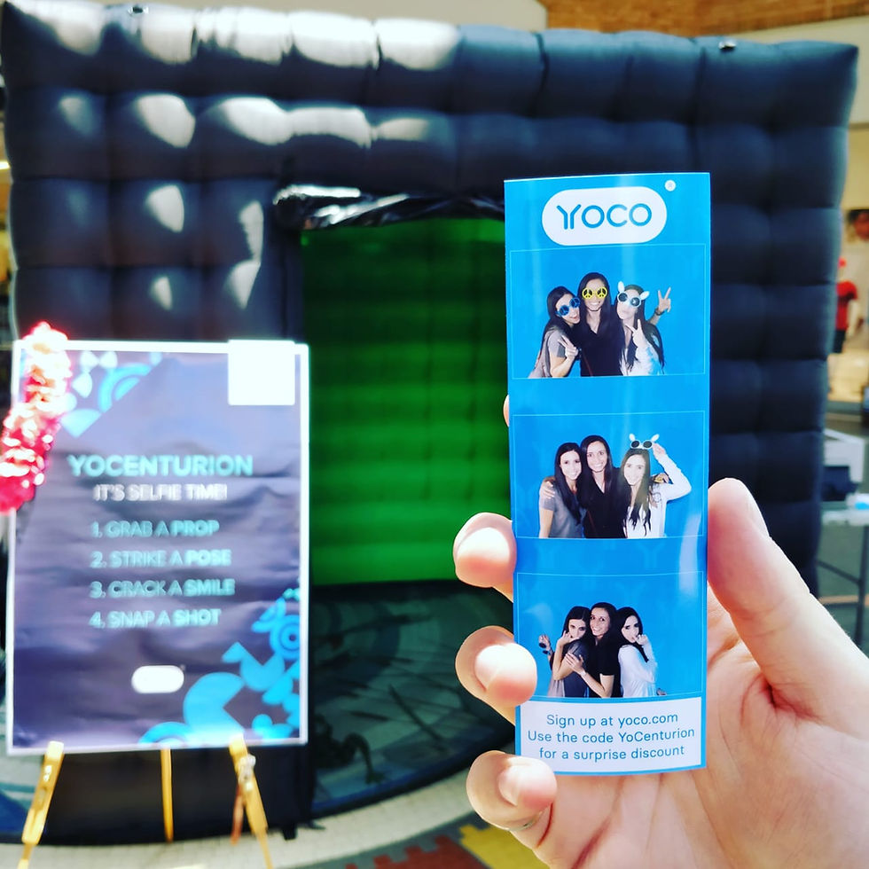 Green screen inflatable photo booth