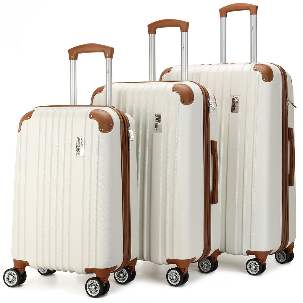 Collins Luggage Set White