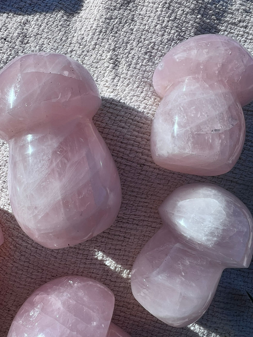 Thumbnail: Rose Quartz Mushrooms