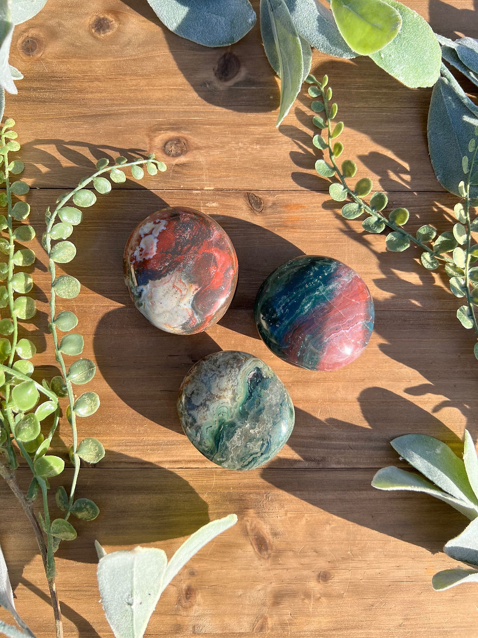 Ocean Jasper Palm Stone