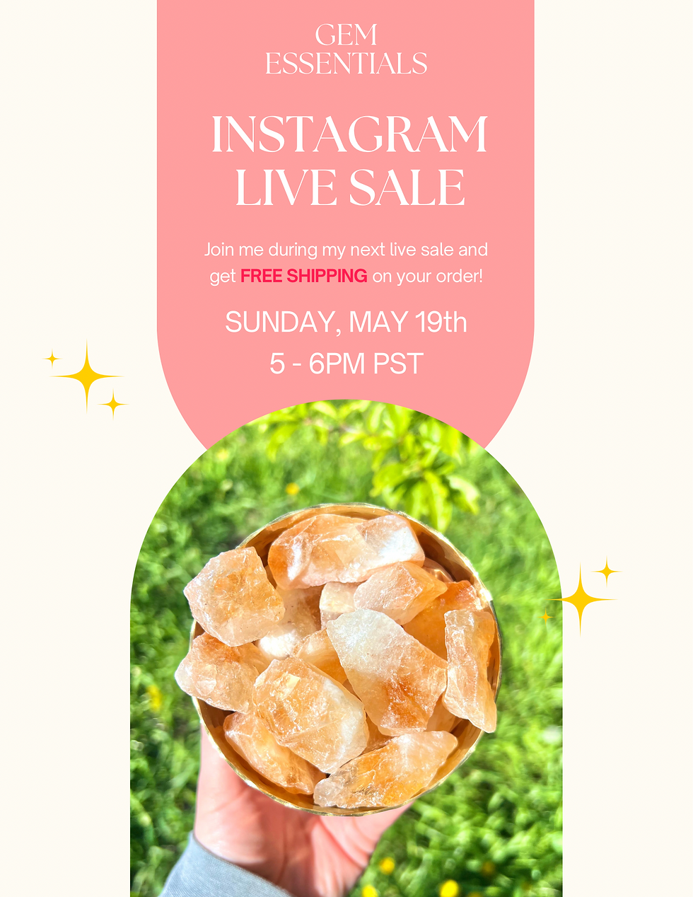Gem Essentials Instagram Live Sale