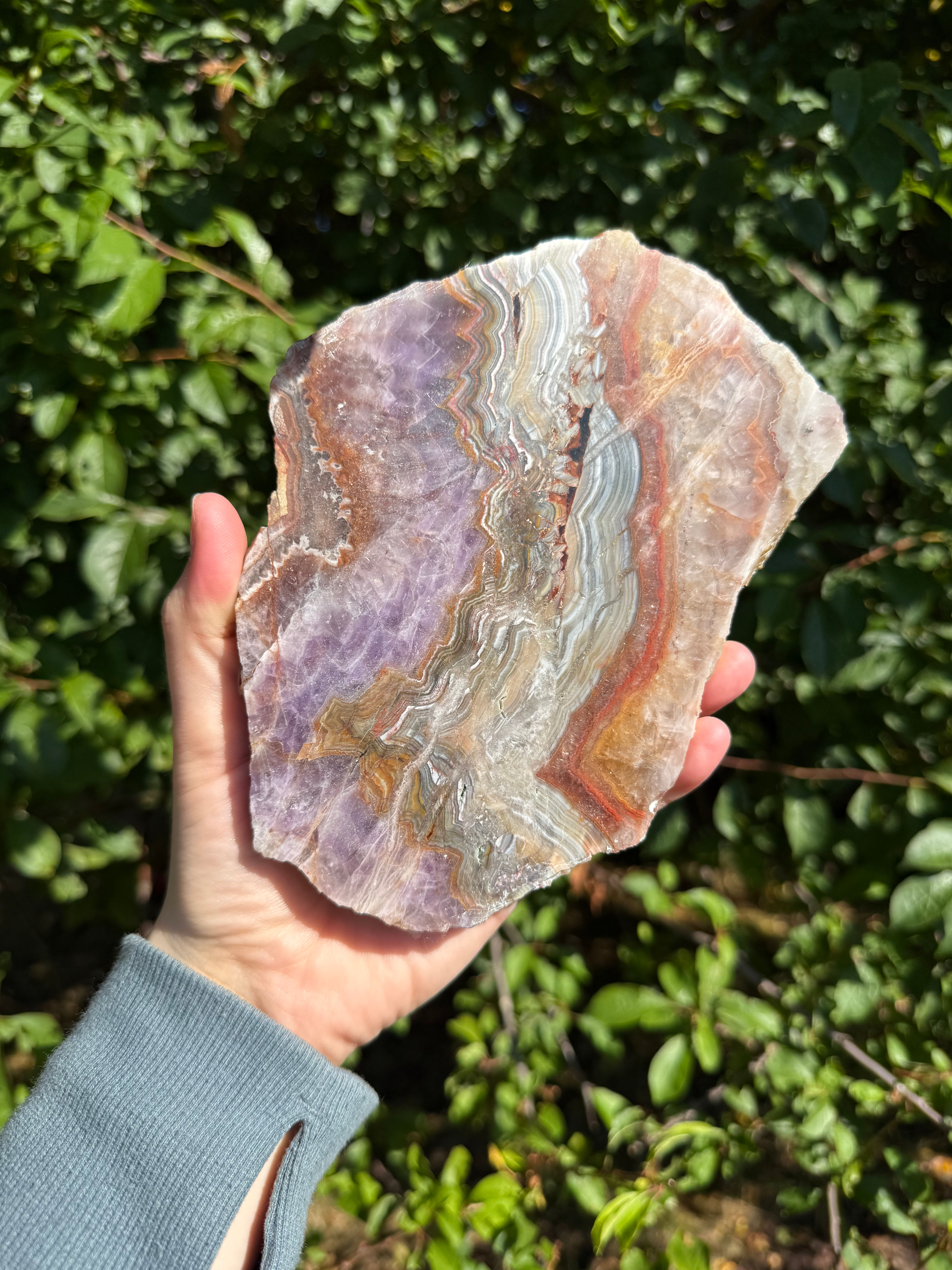 Amethyst Agate Slab