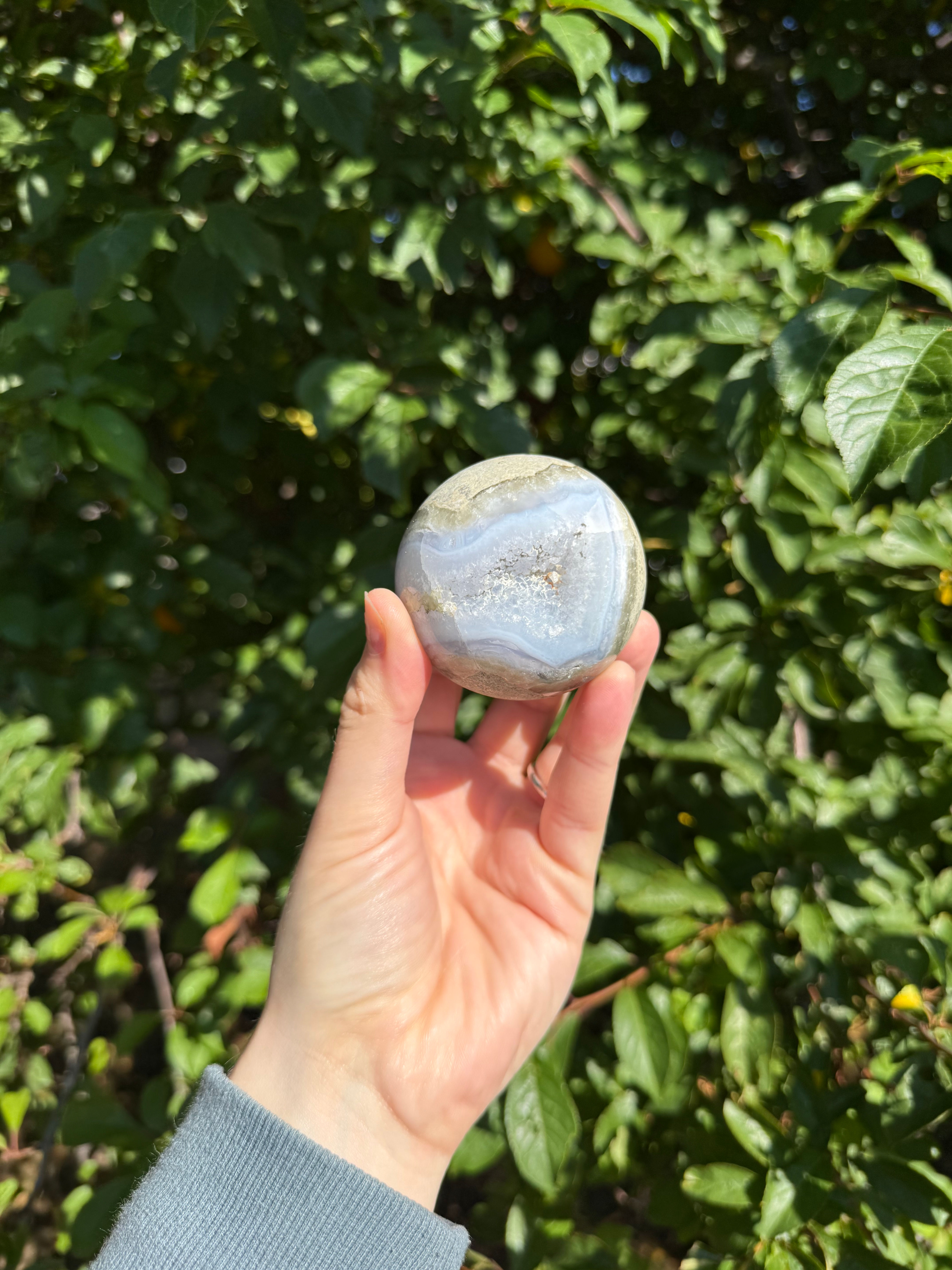 Blue Lace Agate Sphere