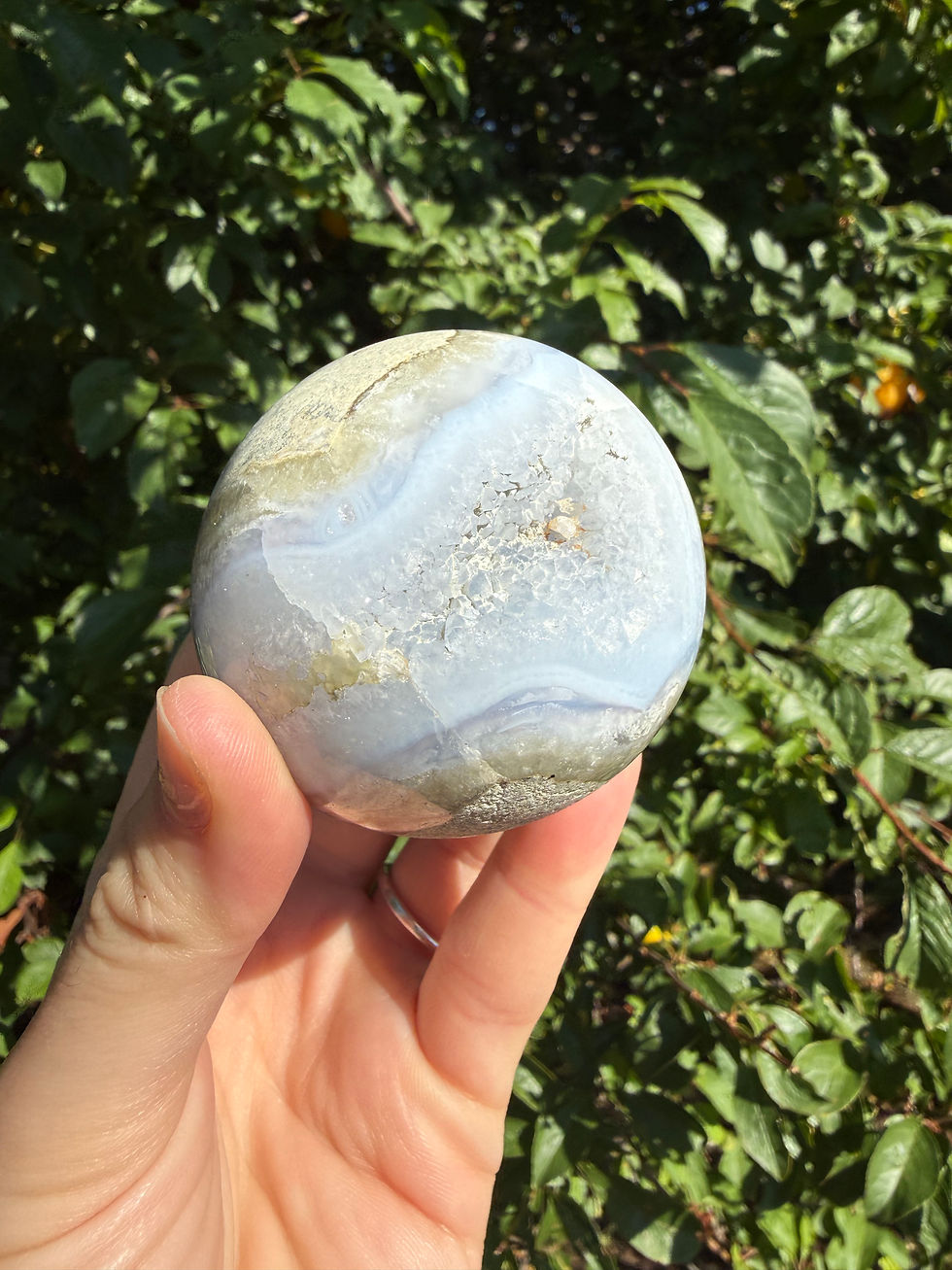 Thumbnail: Blue Lace Agate Sphere