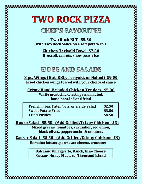 Two Rock Pizza | Petaluma Coast Guard MWR | United States