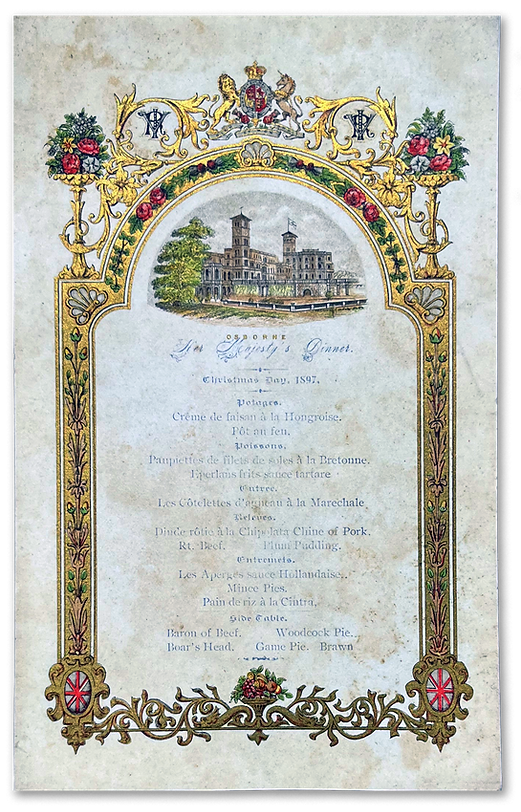 Royal Menus +n Christmas 1897 + Queen Victoria.png