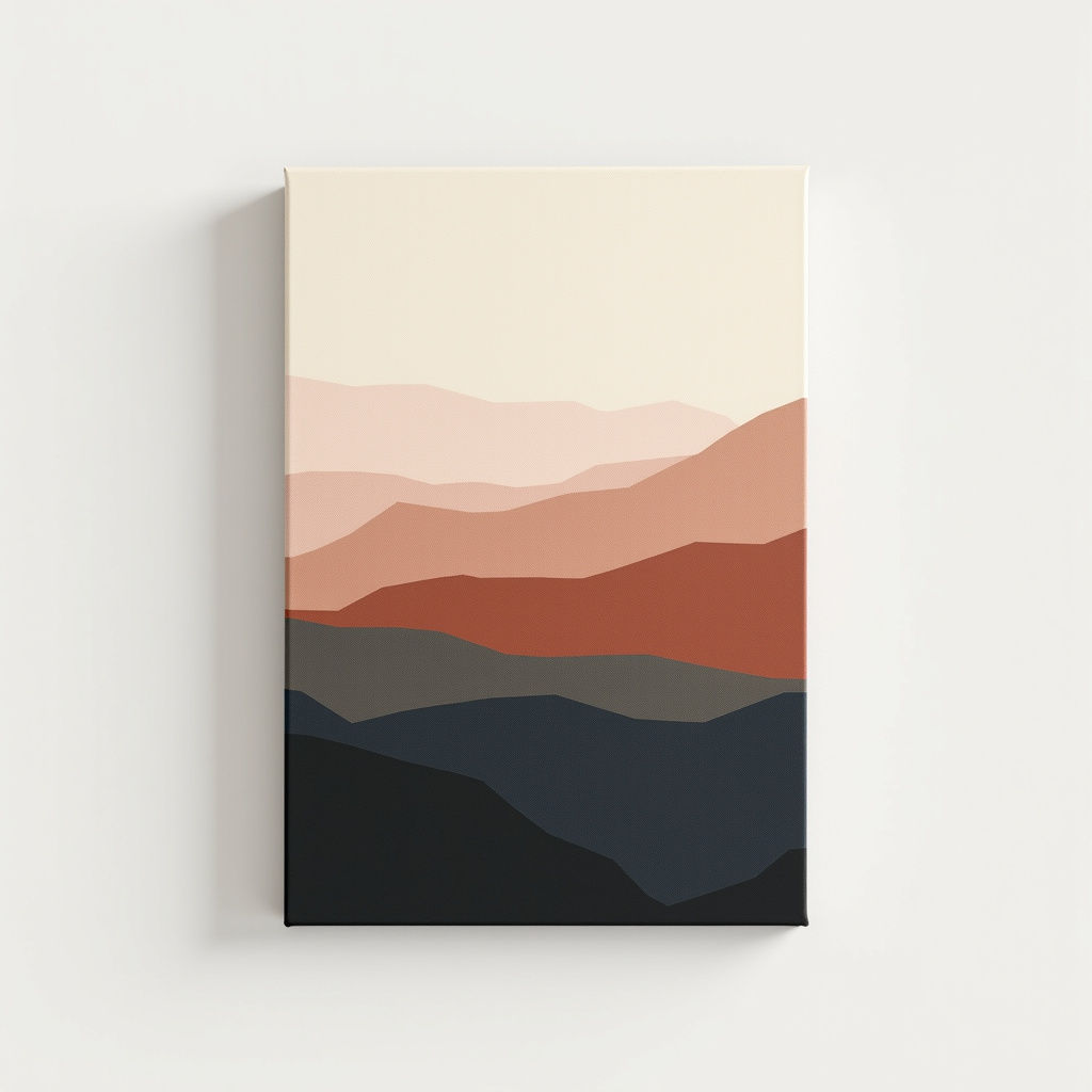Abstract Horizon Canvas