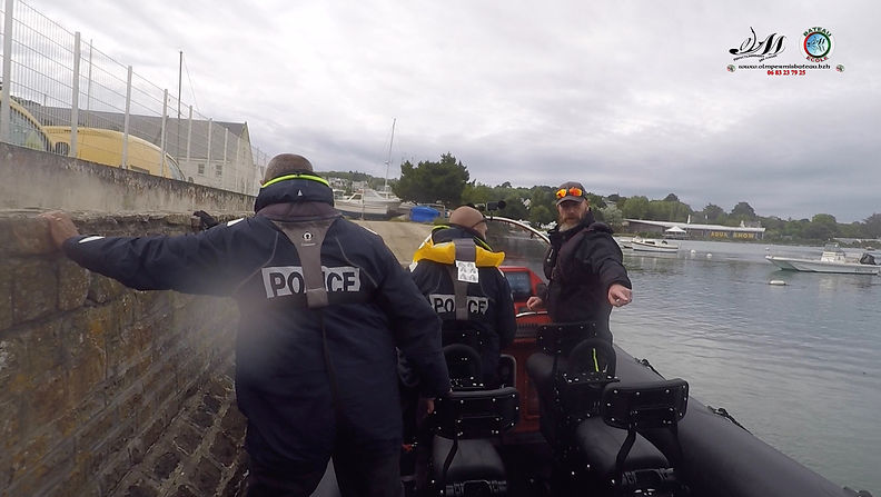 Stage police nationale brigade nautique de DUNKERQUE