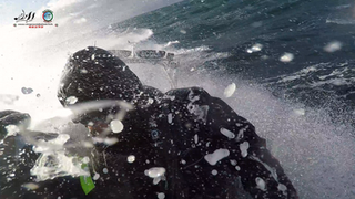 Embruns dans le Raz de Sein