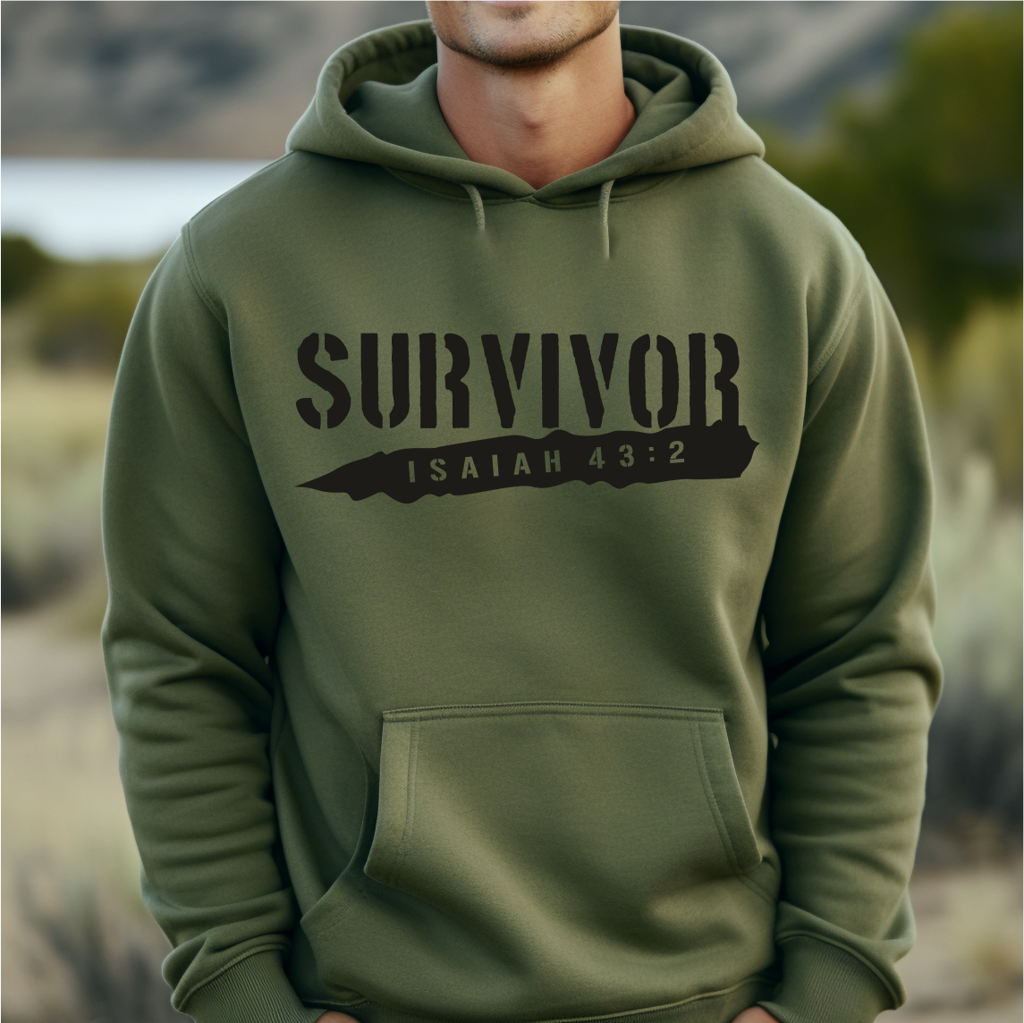 Kapuzenpullover „Survivor“.