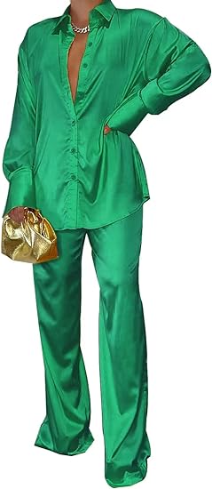 satin party loungewear