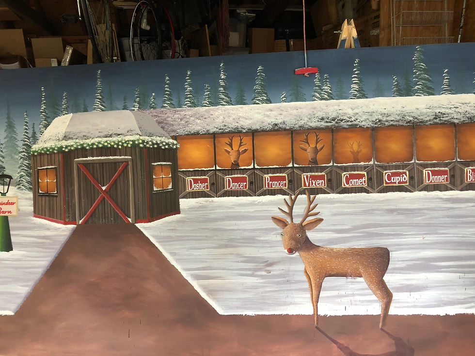 North Pole Mural