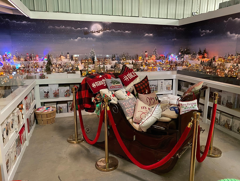 Christmas Village Mural
